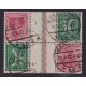 ALEMANIA 1921 ESTAMPILLAS SE-TENANT ZUSAMMENDRUCKE USADAS QUE SON MUCHO MAS RARAS MI KZ8 MUY RARA 900 EUROS